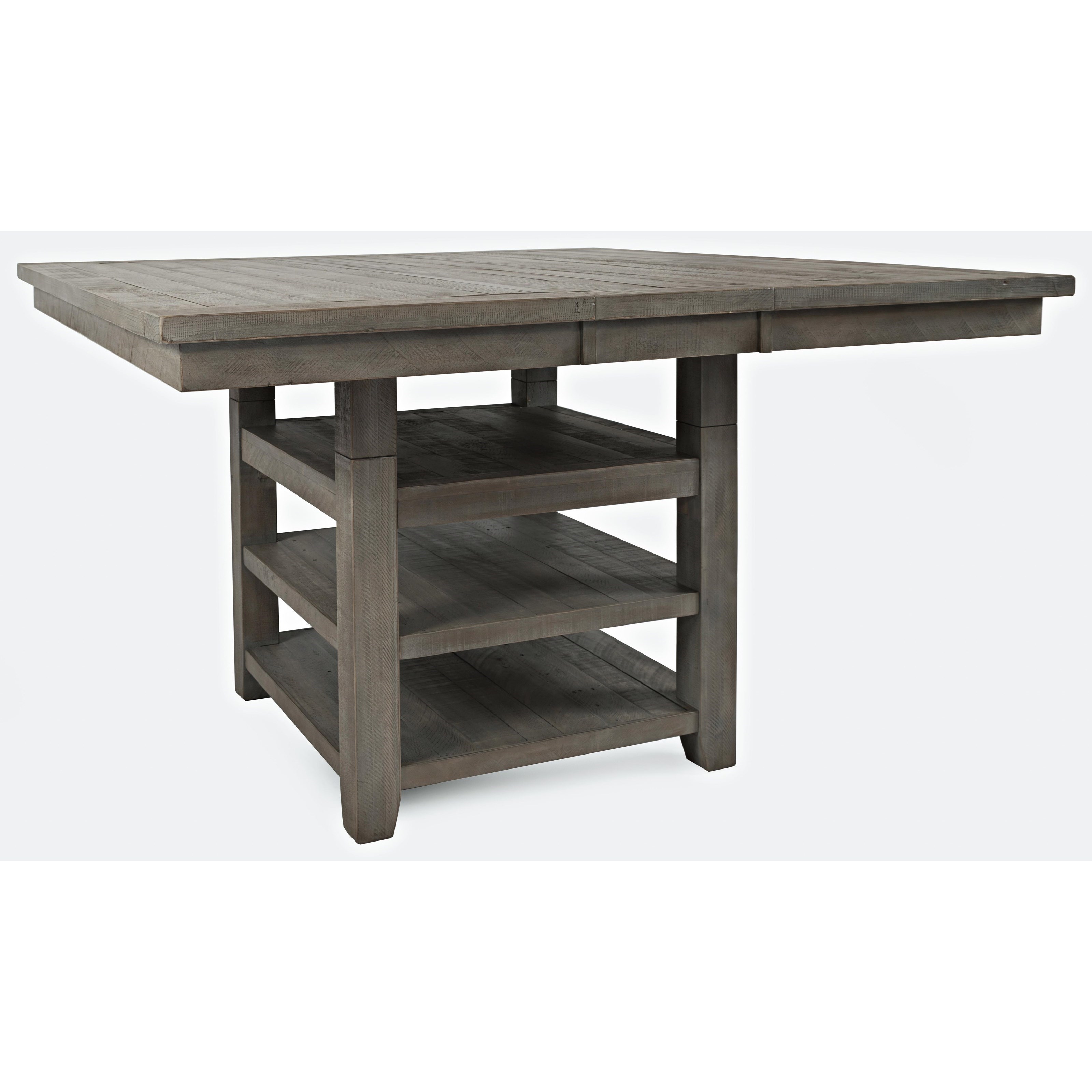 Jofran Outer Banks 184160 Hi/Low Square Storage Dining Table